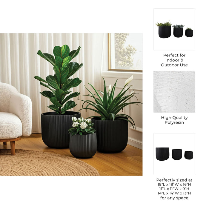 s-3-11-14-18-ribbed-resin-planters-black-9
