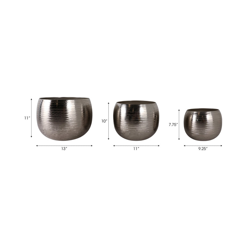 s-3-9-12-14-hammered-metal-planters-silver-8