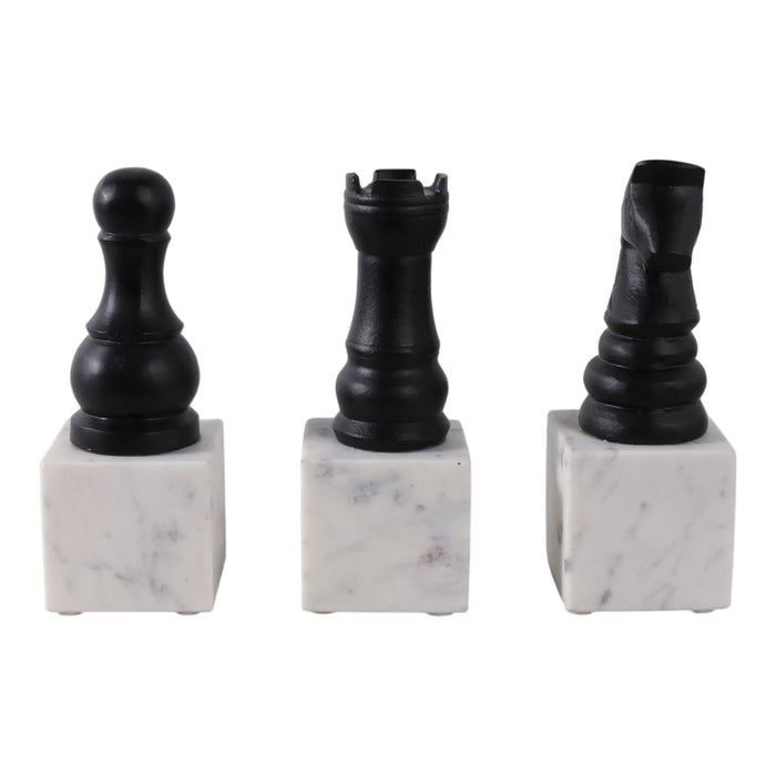 s-3-9-chess-pieces-on-marble-base-black-white-3