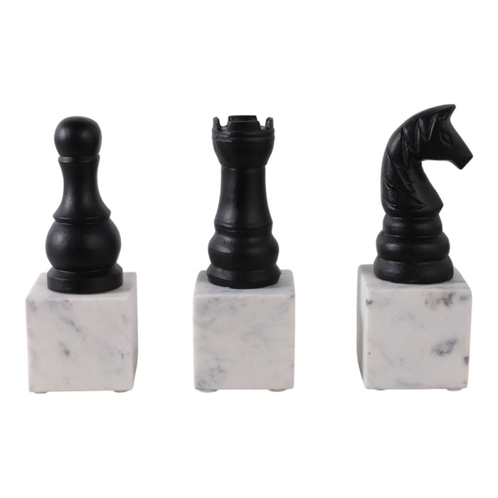 s-3-9-chess-pieces-on-marble-base-black-white-4