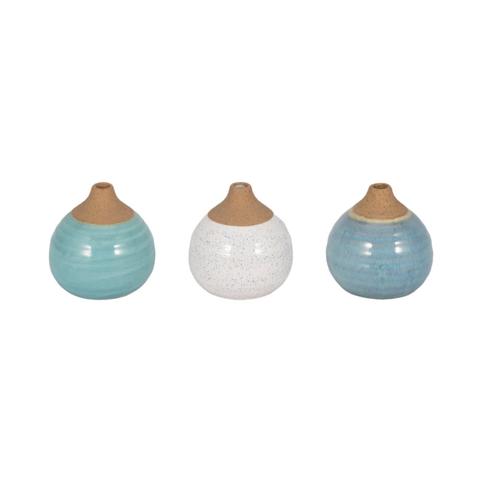 s-3-glazed-bud-vases-blue-turq-white-3
