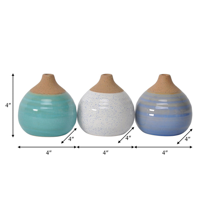 s-3-glazed-bud-vases-blue-turq-white-8