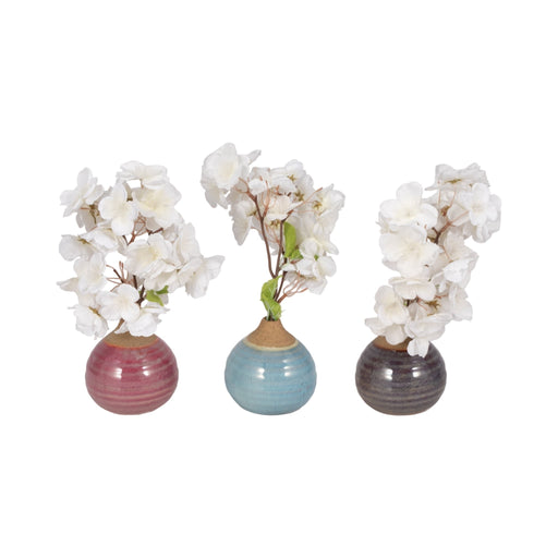 s-3-glazed-bud-vases-purple-blue-pink-2