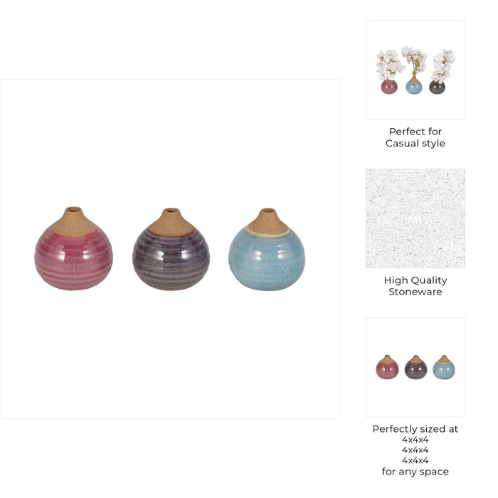 s-3-glazed-bud-vases-purple-blue-pink-9