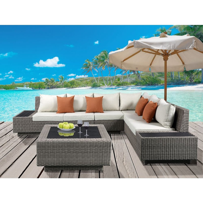 salena-beige-fabric-gray-wicker-patio-sectional-sofa-w-4-pillows-coffee-table-9