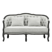 samael-gray-linen-dark-brown-loveseat-w-2-pillows-3