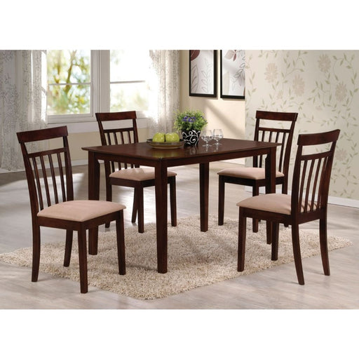 samuel-espresso-microfiber-5pc-pack-dining-set-1