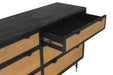 saratoga-6-drawer-dresser-in-black-acacia-with-rattan-5