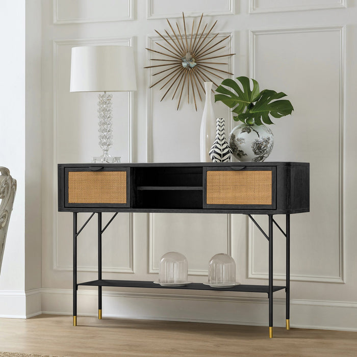 saratoga-console-table-in-black-acacia-with-rattan-7