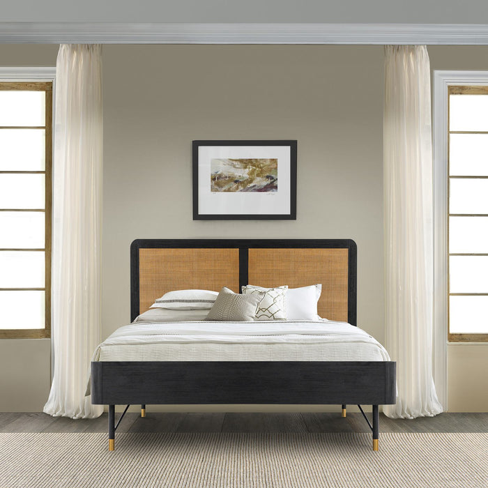 saratoga-queen-platform-frame-bed-in-black-acacia-with-rattan-headboard-7