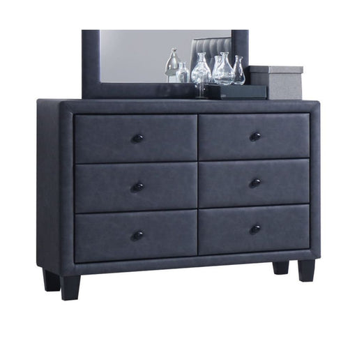 saveria-two-tone-gray-leatherette-dresser-1