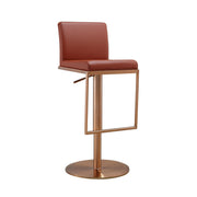 sentinel-saddle-brown-and-rose-gold-adjustable-stool-1