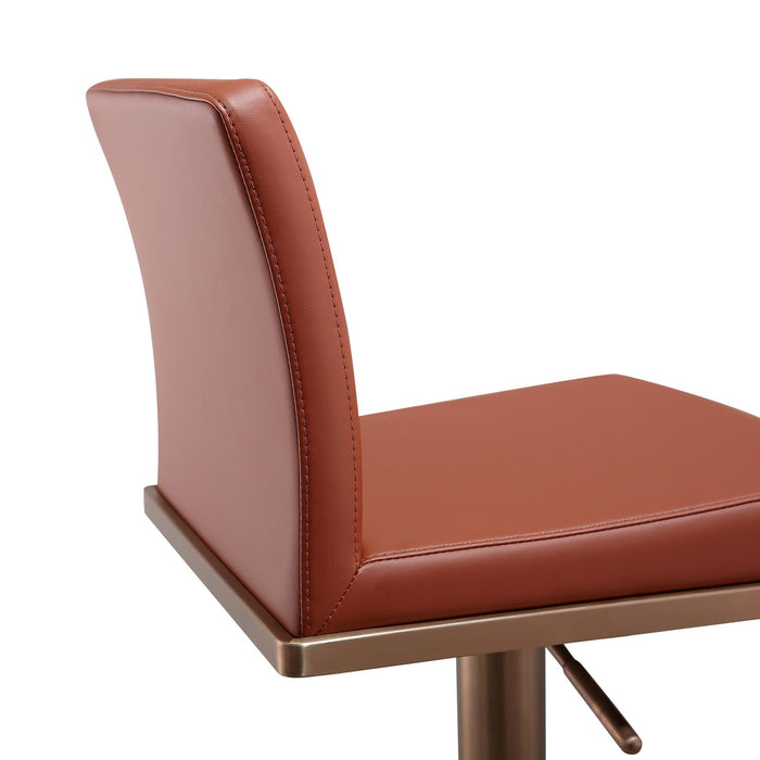 sentinel-saddle-brown-and-rose-gold-adjustable-stool-8