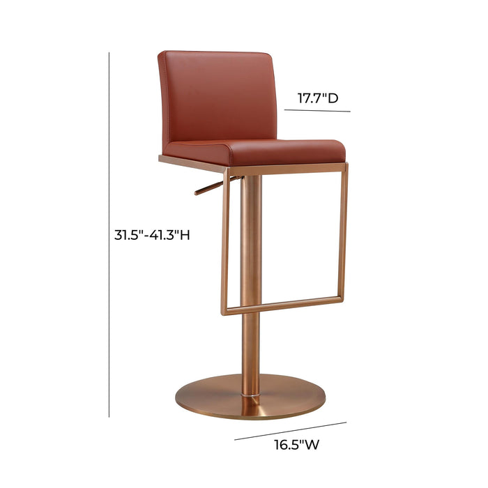 sentinel-saddle-brown-and-rose-gold-adjustable-stool-9