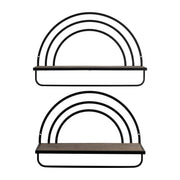 set-2-wood-metal-rainbow-style-sheves-brown-black-1