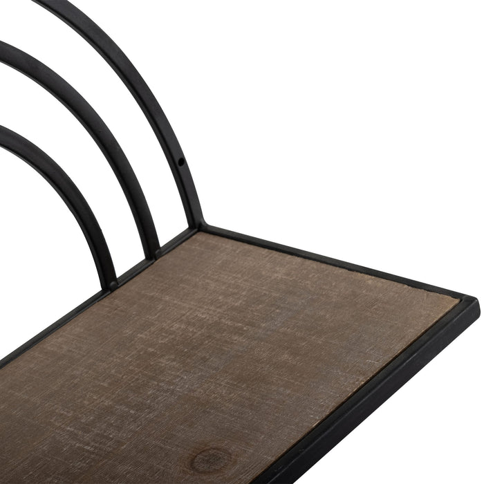 set-2-wood-metal-rainbow-style-sheves-brown-black-6