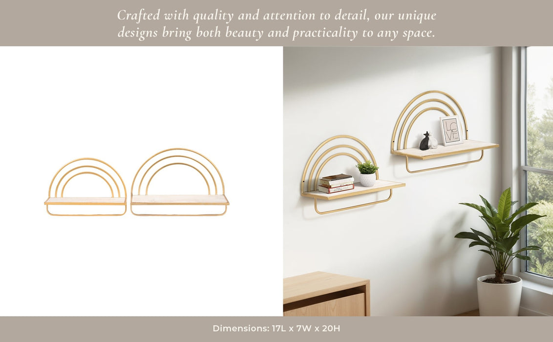 set-2-wood-metal-rainbow-style-sheves-wht-gld-8