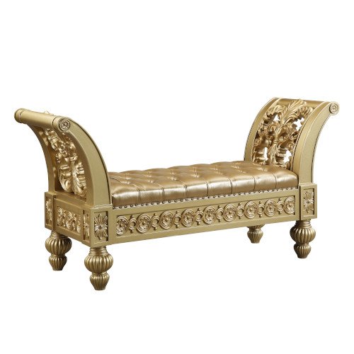 seville-leatherette-gold-bench-1
