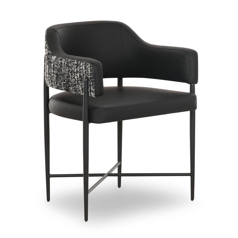 sezanne-black-vegan-leather-2-tone-dining-chair-1