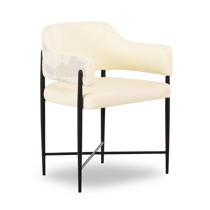 sezanne-cream-vegan-leather-and-2-tone-jacquard-dining-chair-1