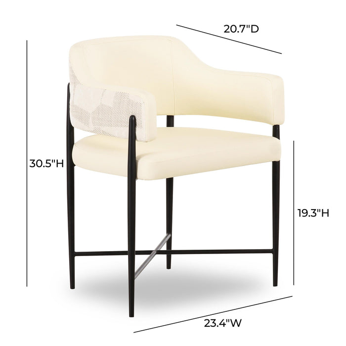 sezanne-cream-vegan-leather-and-2-tone-jacquard-dining-chair-6