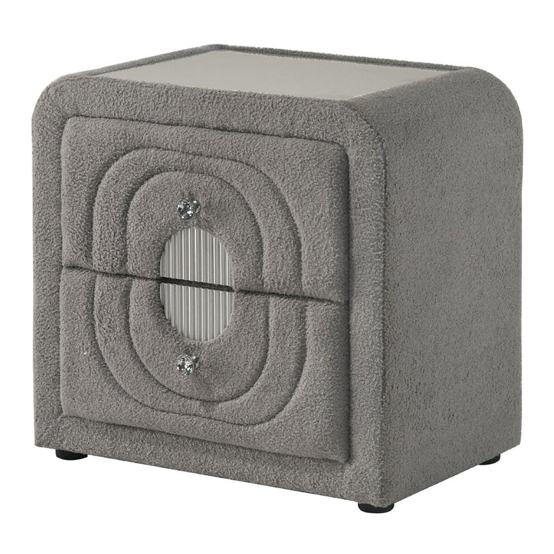 shelyn-gray-teddy-sherpa-chrome-nightstand-2