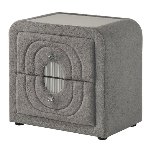shelyn-gray-teddy-sherpa-chrome-nightstand-2