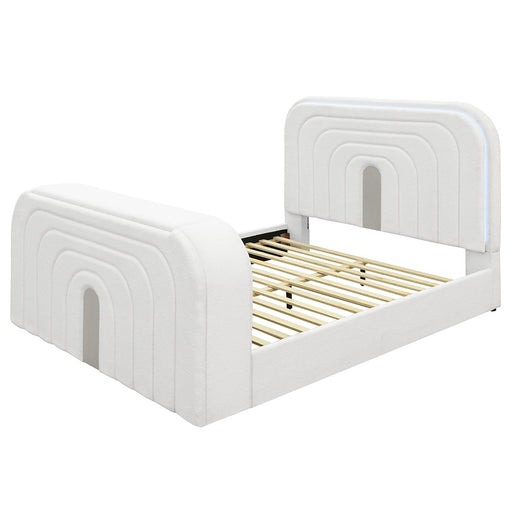 shelyn-white-teddy-sherpa-chrome-ek-bed-w-led-tv-cabinet-fireplace-bluetooth-2