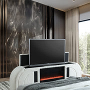shelyn-white-teddy-sherpa-chrome-queen-bed-w-led-tv-cabinet-fireplace-bluetooth-8