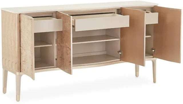 AICO Malibu Crest Sideboard in Blush