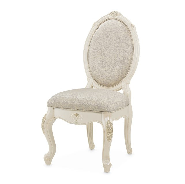 AICO Lavelle Side Chair in Classic Pearl (Set of 2)