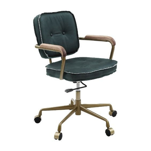 siecross-emerald-greentop-grain-leather-swivel-office-chair-1