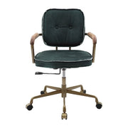 siecross-emerald-greentop-grain-leather-swivel-office-chair-5