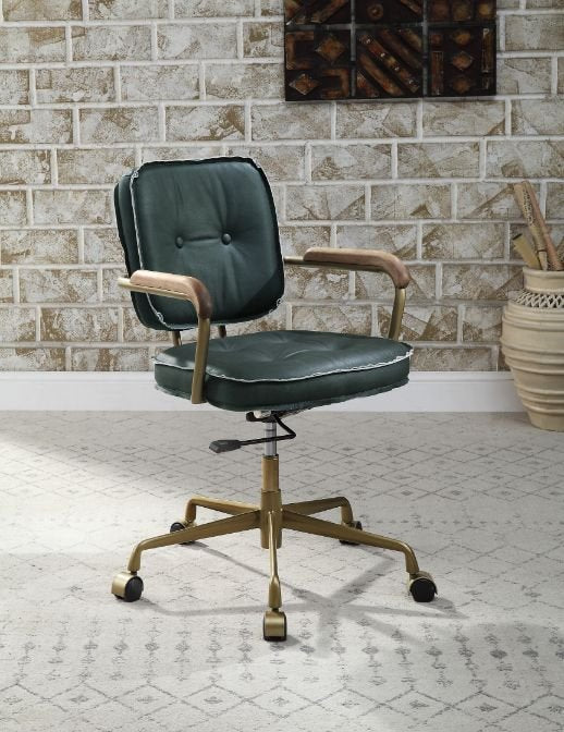 siecross-emerald-greentop-grain-leather-swivel-office-chair-6