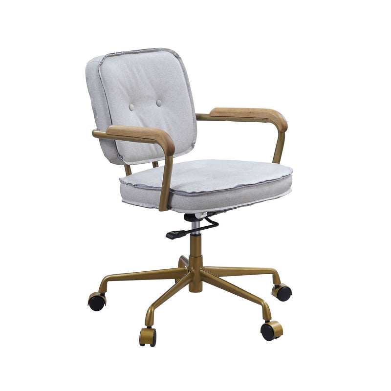 siecross-vintage-white-top-grain-leather-swivel-office-chair-8