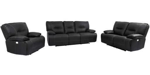 Parker Living Spartacus - Black Power Reclining Sofa Loveseat and Recliner