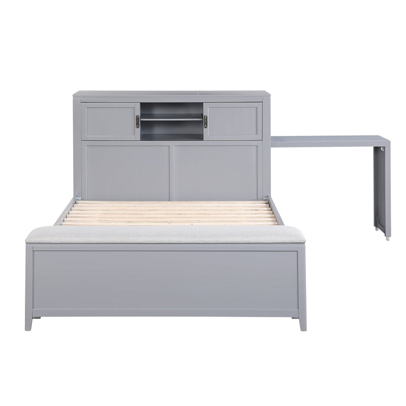 sloane-smoke-gray-2-full-bookcase-platform-bed-with-hidden-desk-stool-and-storage-bench-3
