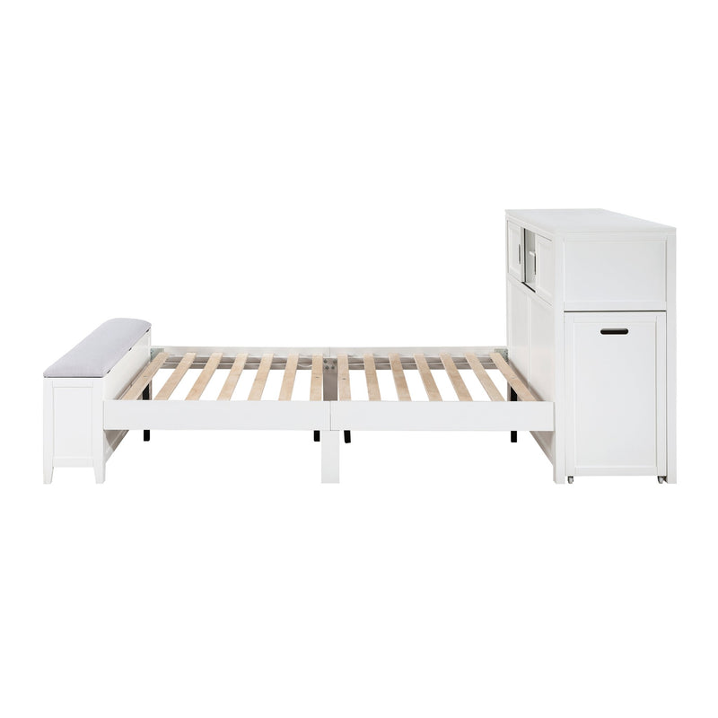 sloane-smoke-gray-2-full-bookcase-platform-bed-with-hidden-desk-stool-and-storage-bench-15