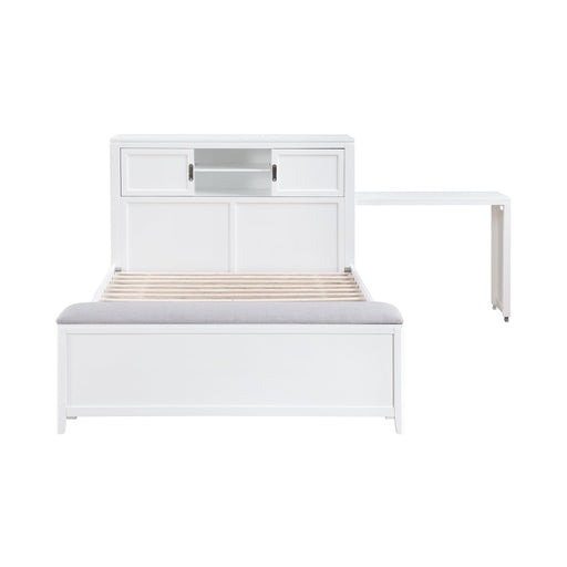 sloane-smoke-gray-2-full-bookcase-platform-bed-with-hidden-desk-stool-and-storage-bench-1