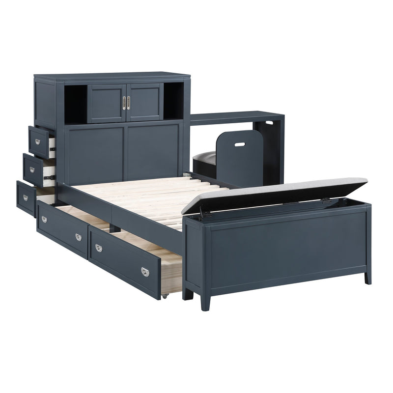 sloane-smoke-gray-2-twin-bookcase-platform-bed-with-hidden-desk-stool-and-storage-bench-1