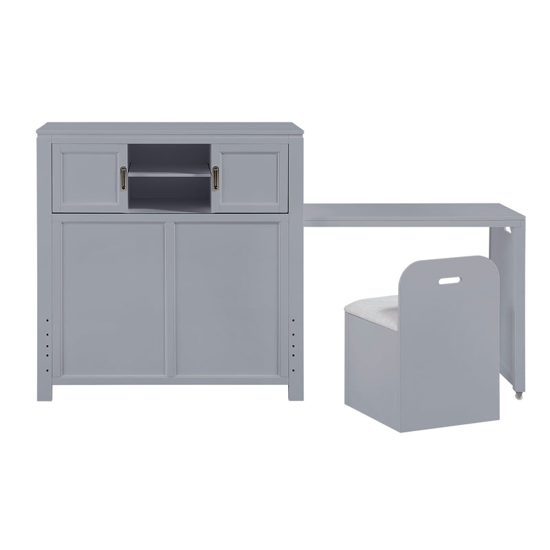 sloane-smoke-gray-2-twin-bookcase-platform-bed-with-hidden-desk-stool-and-storage-bench-14