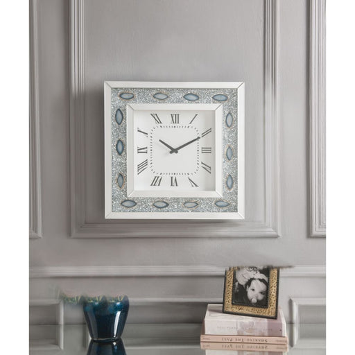 sonia-mirrored-faux-agate-wall-clock-2