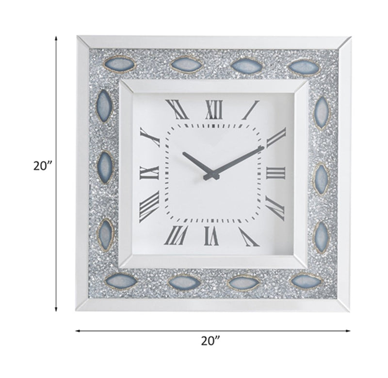 sonia-mirrored-faux-agate-wall-clock-3