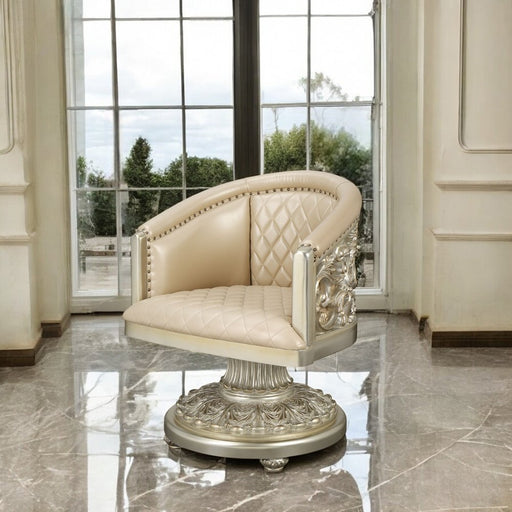 sorina-leatherette-antique-gold-arm-chair-1