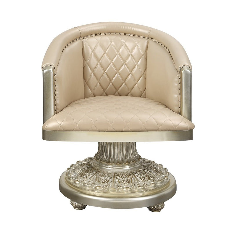 sorina-leatherette-antique-gold-arm-chair-3