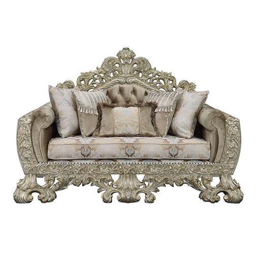 sorina-velvet-fabric-antique-gold-loveseat-w-5-pillows-2