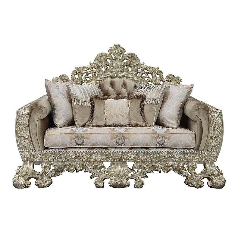 sorina-velvet-fabric-antique-gold-loveseat-w-5-pillows-2