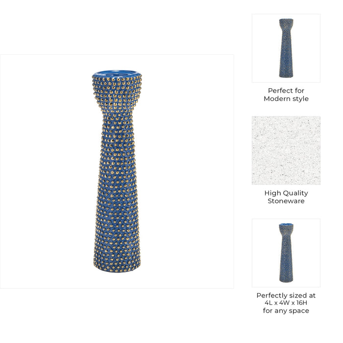 spiked-navy-gold-ceramic-candle-holder-16-8