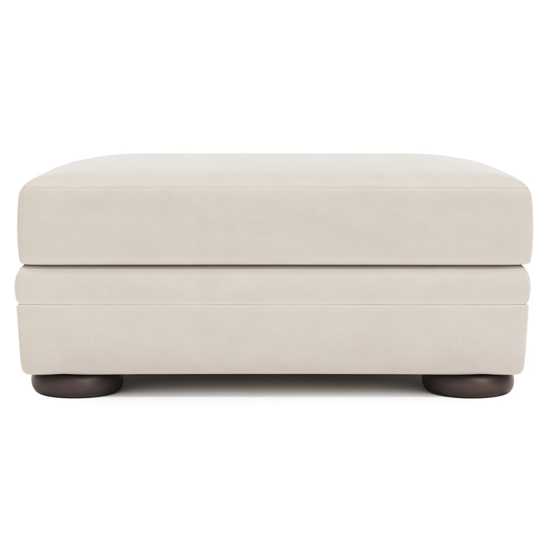 Harrison Leather Ottoman - Furniture City (CA)l