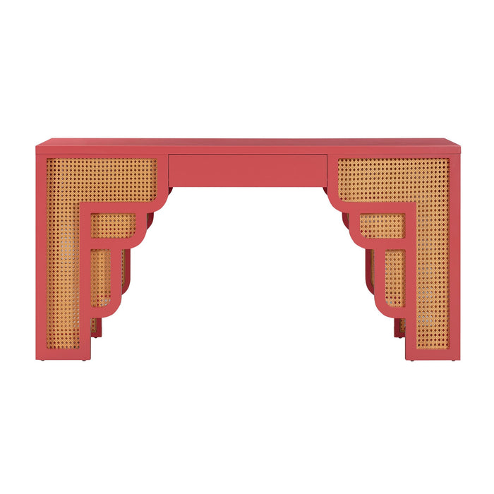 suzie-coral-pink-rattan-executive-desk-3